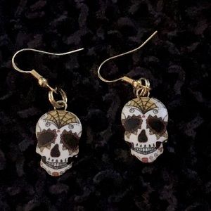 🖤🖤🖤Sugar Skull earrings🕷Halloween